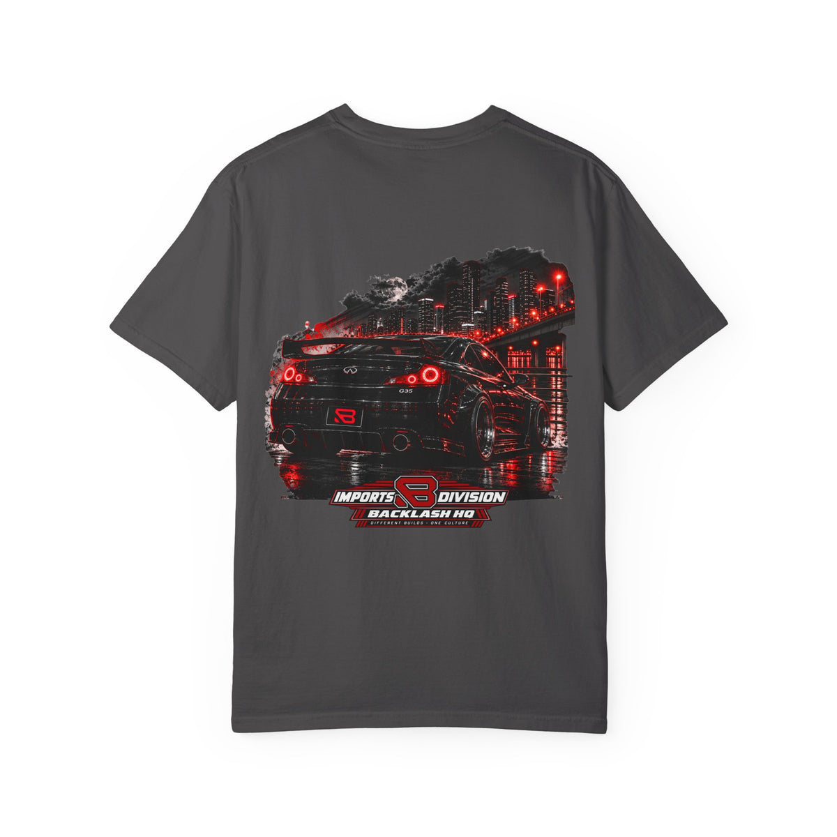 G35 Imports T-Shirt – Different Builds One Culture | Backlash HQ