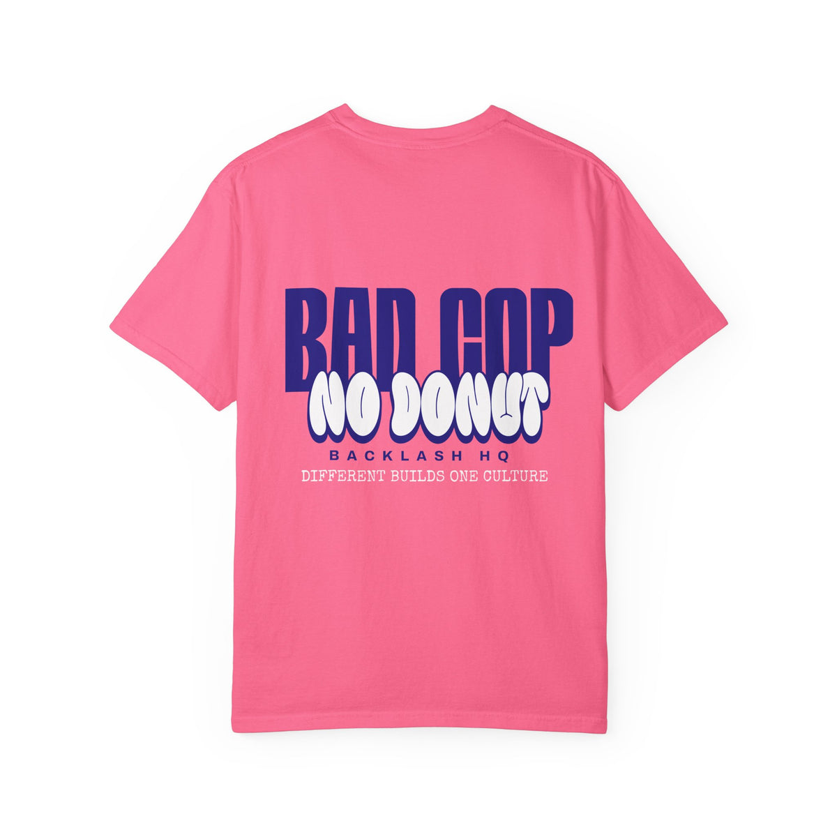 BAD COP Blue Graphic T-Shirt | Backlash HQ