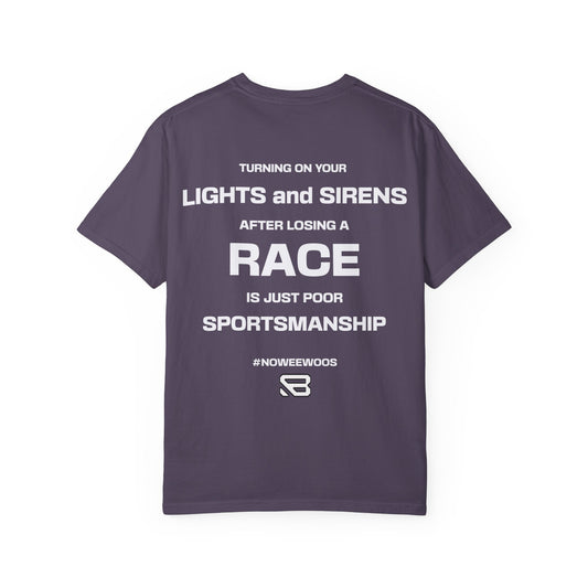 No Lights No Sirens Racing T-Shirt | Backlash HQ