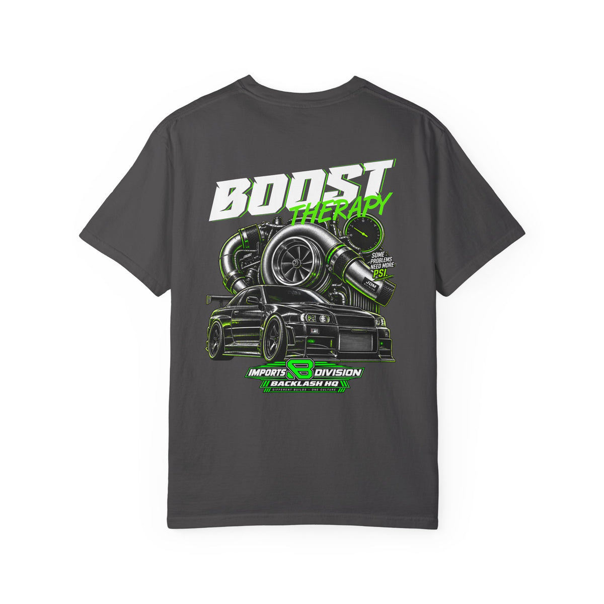 Boost Therapy GT-R Imports T-Shirt | Backlash HQ