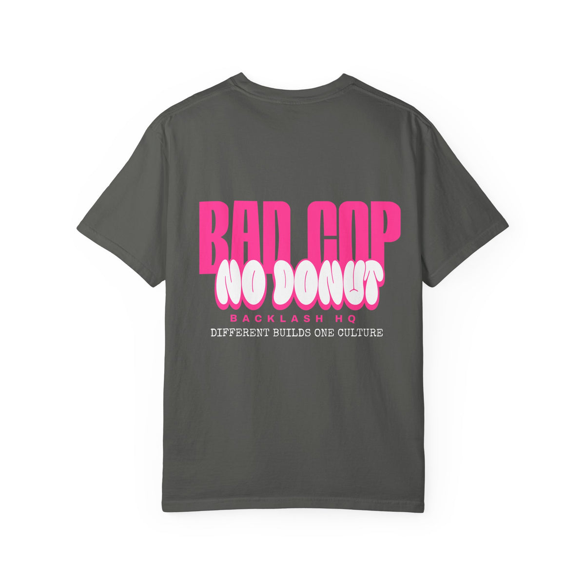 BAD COP Pink Graphic T-Shirt | Backlash HQ