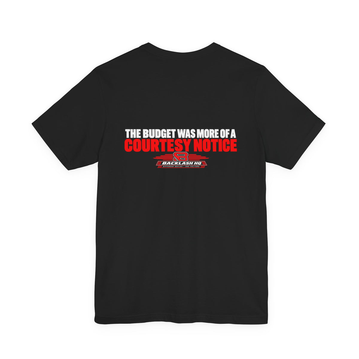 The Budget Was More of a Courtesy Notice T-Shirt | Backlash HQ