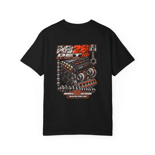 RB26DETT Twin Turbo Engine T-Shirt | Backlash HQ