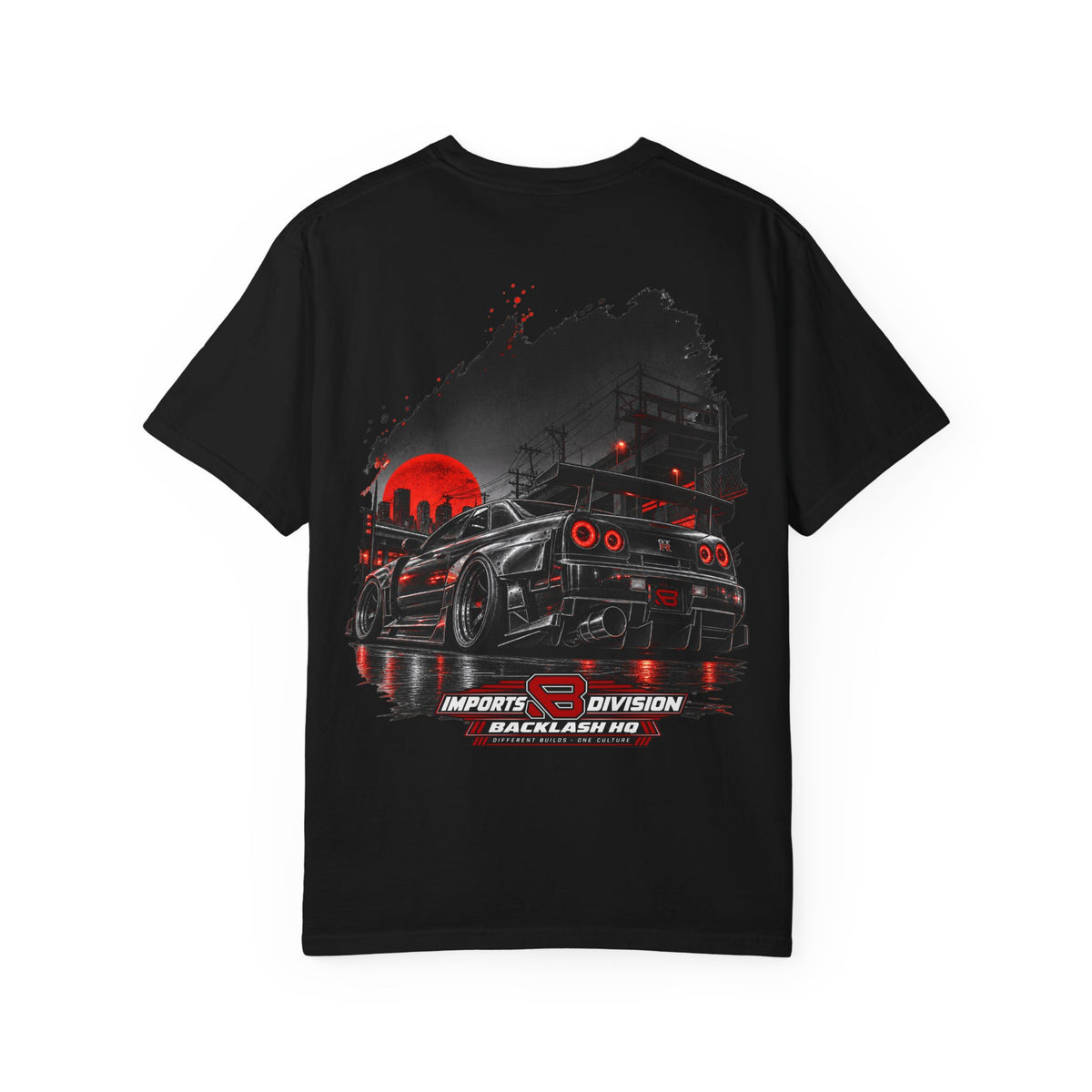 Backlash GT-R Imports T-Shirt | Comfort Colors 1717