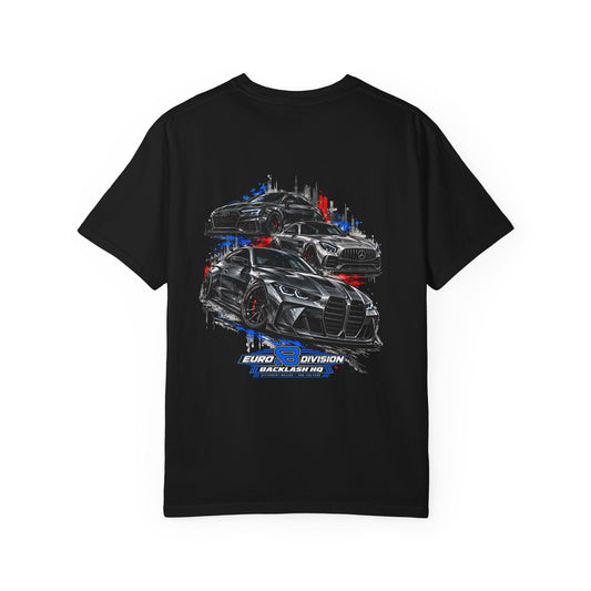 Euro Triple Threat Blue T-Shirt | Backlash HQ