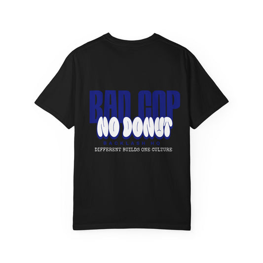 BAD COP Blue Graphic T-Shirt | Backlash HQ