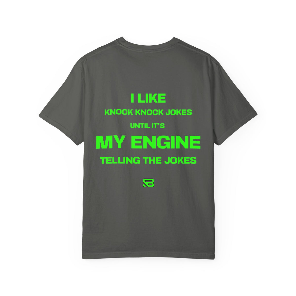 Knock Knock Engine Mechanic Humor T-Shirt | Backlash HQ